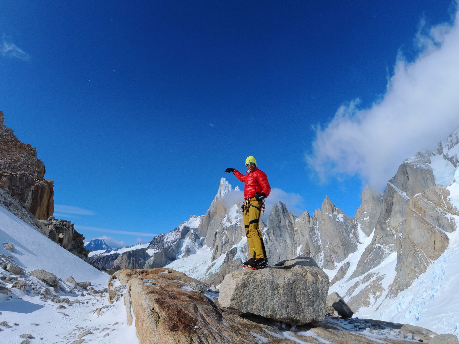 Claudio Migliorini in Patagonia